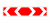 Дорожный знак 1.34.3 пленка класс Iб, III т/р (500х2250 мм)